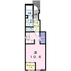 北一の沢町アパートの物件間取画像